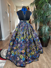 African Clothing /Danshiki Skirt/African Print Skirt/Ankara Skirt/Skirt