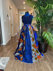 African clothing maxi skirt/ African women clothing/ Ankara maxi skirt/ African print skirt/ Ankara  skirt/ kente skirt/fashion skirt/TK76