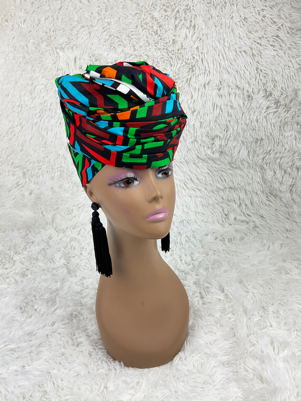 African Headwrap/African fabric/Headwrap/Turbans/African scarf/Headtie/Headband/ Hair bonnet