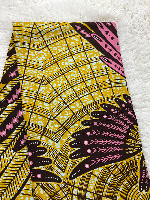 African wax/Ankara fabric/fabric/ Danshiki/Danshiki fabric/African print/Ankara fabric for dress/ African textile for crafts/African print for sewing/KM31Ar