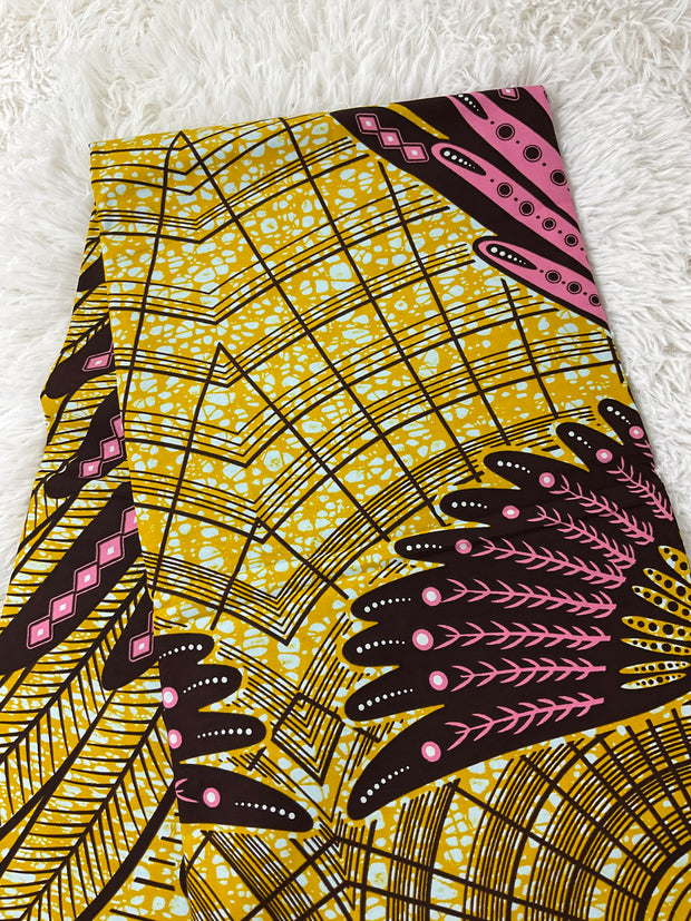 African wax/Ankara fabric/fabric/ Danshiki/Danshiki fabric/African print/Ankara fabric for dress/ African textile for crafts/African print for sewing/KM31Ar