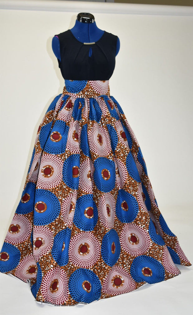 African clothing maxi skirt/ African women clothing/ Ankara maxi skirt/ African print skirt/ Ankara long skirt/ latest African fashion skirt