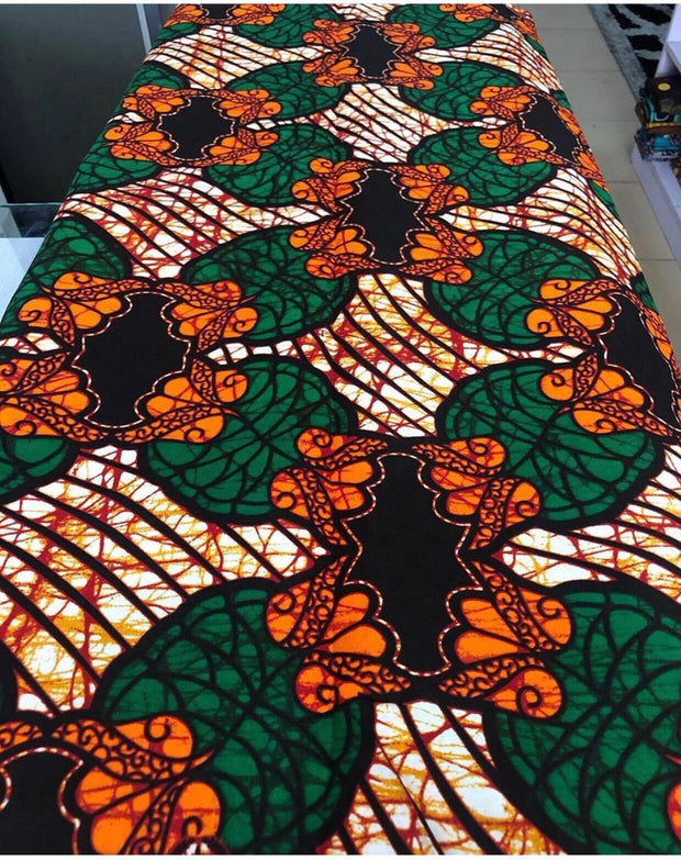 Multicolor African Fabric/African prints/ Ankara fabric/ African wax/Hollandais/ African fabric/ African fabric 6 yards/FG89