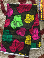 Multicolor African Fabric/African prints/ Ankara fabric/ African fabric per yard/ African fabric for crafts/ African fabri/FG54/ Maxi skirt