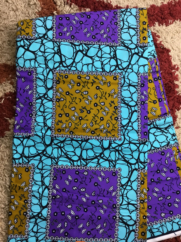 African Fabric/African prints/ Ankara fabric/ African fabric by the yard/African fabric/ African fabric 6 yards/MK115