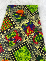 African Fabric/African prints/ Ankara fabric/ African fabric per yard/ African headwrap/ African fabric for crafts/MK173