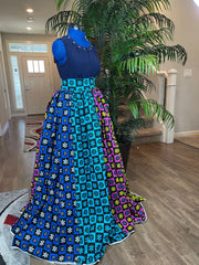 African women skirt for weddings/ African maxi skirt/ Patchwork skirt/ Beautiful african patch work skirt made from 100% Afri
