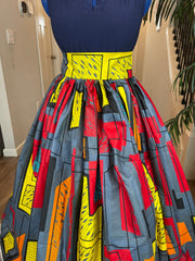 African Clothing/African Skirts/Ankara Skirts/African Wear/African Outfits/Skirts/MG01/Ankara