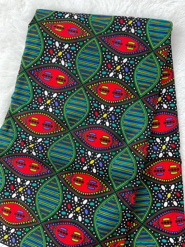 African wax/Ankara fabric/ fabric/ Danshiki/Danshiki fabric/African print/Ankara fabric for dress/ African textile for crafts/African print for sewing/KM41