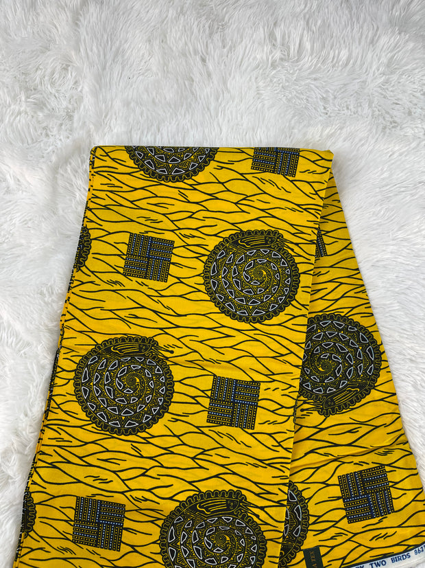 African fabric/African print/Ankara fabric/African fabric for sewing/ African wax for crafts/ Ankara fabric for apparels/KM112