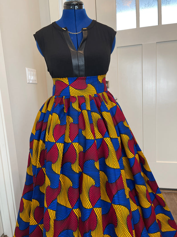 African skirt/African maxi skirt/Danshiki maxi skirt/African long skirt/Maxi skirt/